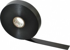 3M 1" x 110' x 8.5 mil Black Vinyl Electrical Tape Rubber Adhesive, 0 to 220  ...