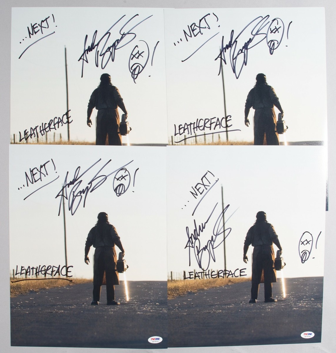 Andrew Bryniarski Signed Texas Chainsaw Massacre 11x14 Photo PSA