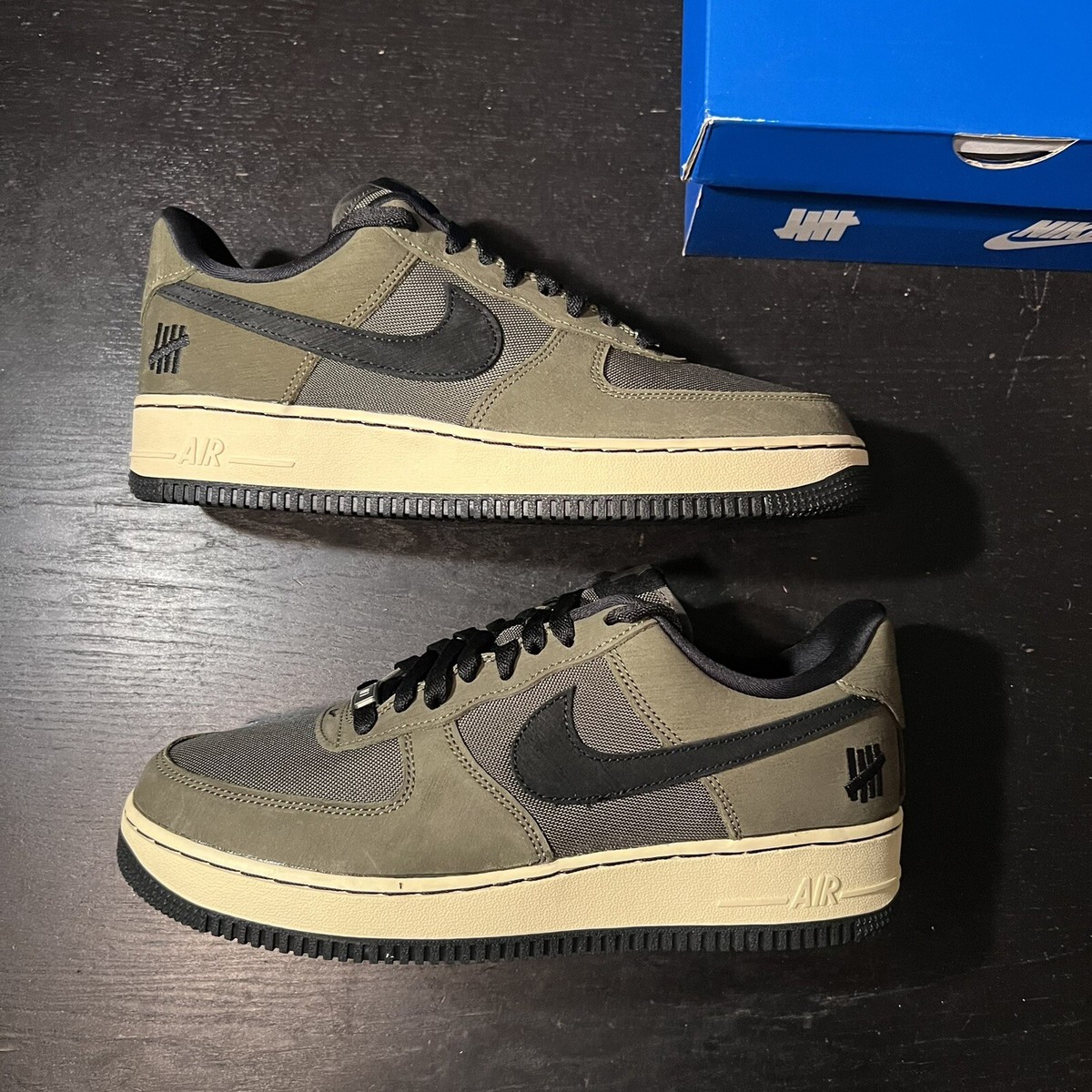Size Nike Air Force Low SP Undefeated Ballistic Dunk vs