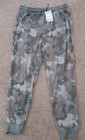 🌼 Women's XL Soft Olive Green Camo Jogger Pants New Nwt Pink Rose Cozy Athletic — photo 4