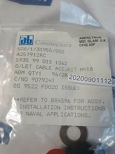 AB connectors ABM9628 OUTLET CABLE ACC KIT MK18 ABM 96 28 5935 99 015 1362 - Bild 4 von 4