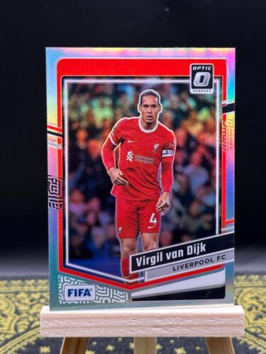 2023-24 Donruss Soccer - Virgil Van Dijk - Silver Optic Prizm - No. 100