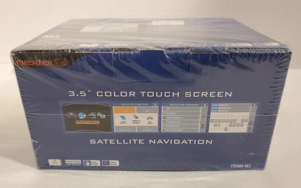 Nextar GPS M3 Satellite Navigation System 3.5 Color Touch Screen MP3 Player NEW - Image 2 of 4