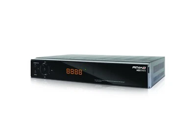 Receptor de satélite Wi-Fi Amiko HD 8165 - DVB-S2, HEVC, USB, Conax, LAN
