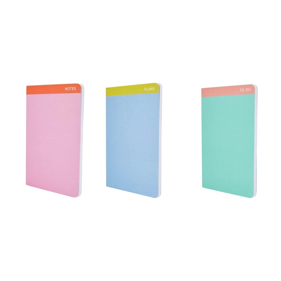 3 Pack Pocket Notebook Set Ruled Pages Pocket Notepad School Office Stationery - image 2 of 4