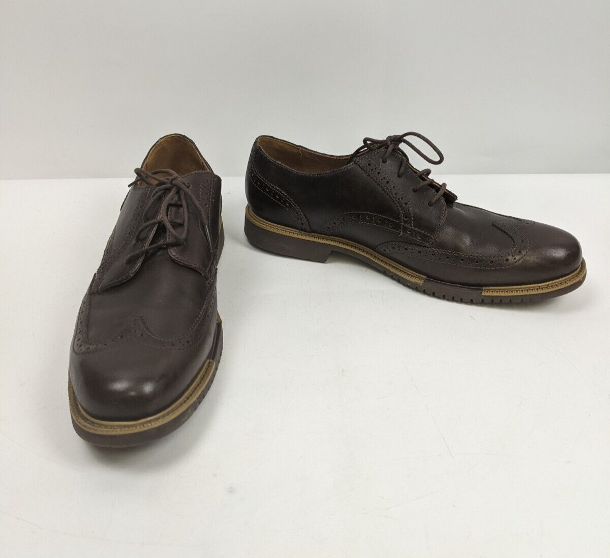 Cole Haan Brown Leather Brogue Dress Shoes Mens Size 10 M | eBay display picture 2