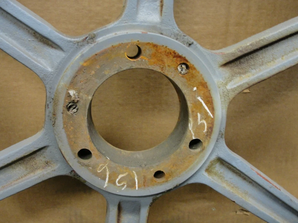 Heavy duty steel machine gear sprocket 156 teeth 24 1/2" diameter used  - Image 2 of 4