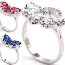 Sterling Silver.925 Multi Gemstones Rings