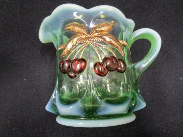 Mosser Glass Jam Dish モッサーグラス ウランガラス レトロ Mosser