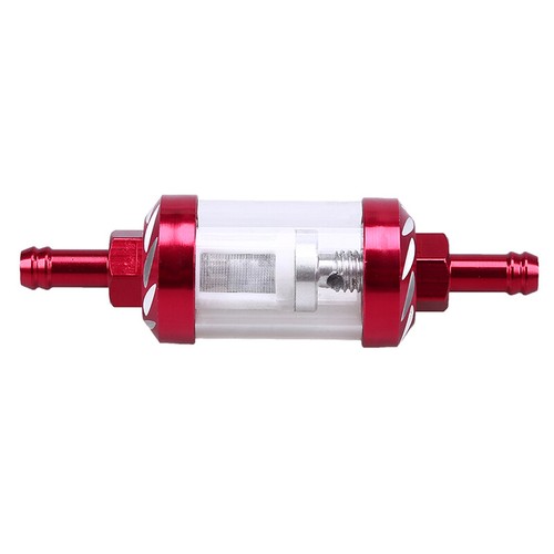 Motorcycle Inline Gas Fuel Filter Reusable 5/16" 8mm Universal For Yamaha - Picture 1 of 8