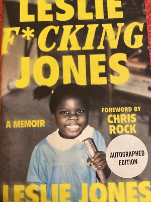 AUTOGRAPHED SIGNED Leslie F*cking Jones by Leslie Jones (2023, Hardcover) 1st Ed