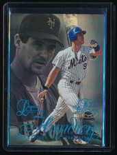 TODD HUNDLEY 1997 FLAIR SHOWCASE LEGACY COLLECTION ROW 2 #90 048/100 NY METS