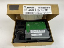 ALLEN BRADLEY 1747-AENTR SER A FRN 2.002 DIR/VER 10000211144/05 ETHERNET/IP
