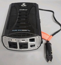 COBRA CPI400PSW InverterSine Wave 400W Output Power 115V  Untested For Parts