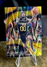 2023-24 Panini Select - Courtside Jordan Clarkson #233 Gold Tectonic Prizm /10!