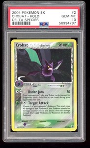Crobat - Holo - #2 Delta Species - English - PSA 10 Gem Mint