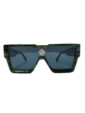 LOUIS VUITTON Cyclone Sunglasses -- Plastic GRN GRN Green Men's Z1552E
