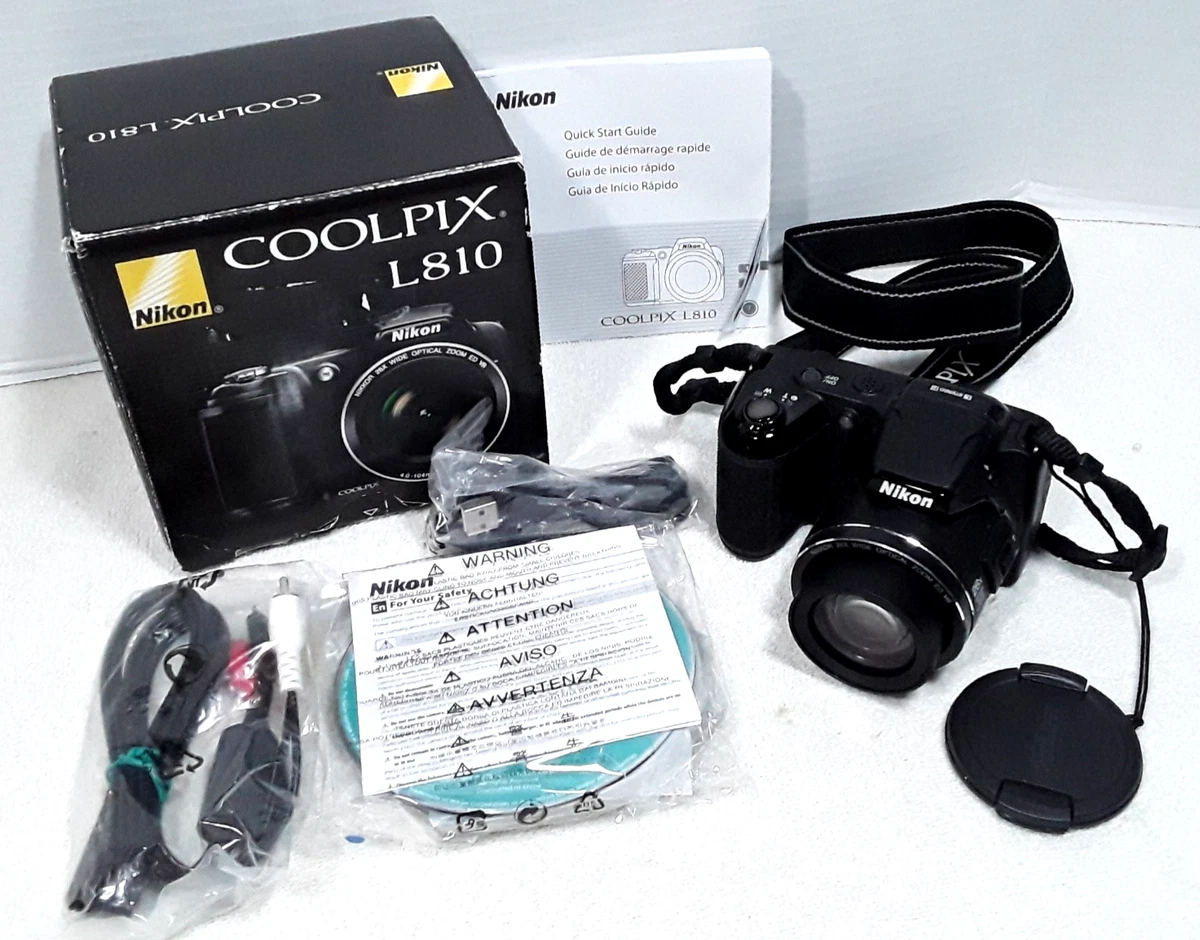 Nikon coolpix L810 カメラケースと電池つき Nikon coolpix L810 カメラケースと電池つき Nikon coolpix L810