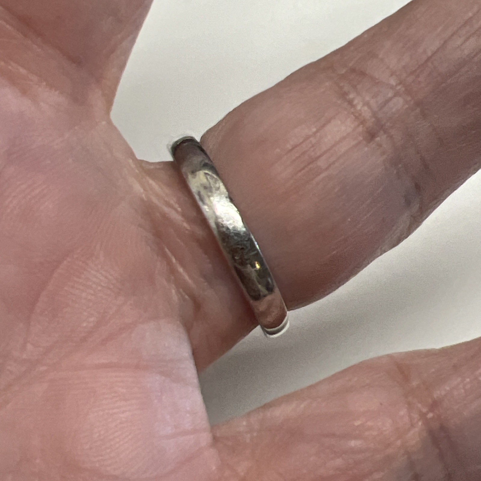 Sterling Silver Ruby White Topaz BBJ RING SIZE 8 - image 4