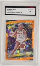 2025 Panini Prizm WNBA Angel Reese #92 RARE CRACKED ICE PRIZM ~ GEM MINT 10