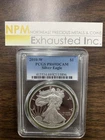 2010-W American Silver Eagle Dollar PR69DCAM PCGS Proof 69 Deep Cameo