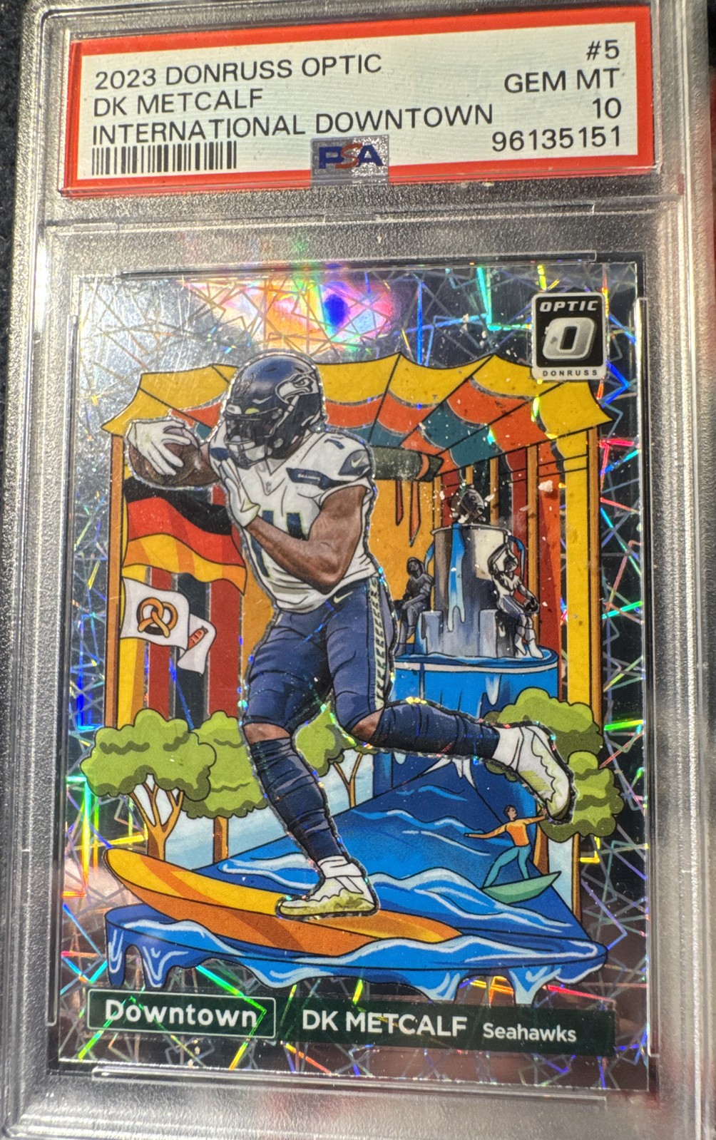 2023 Panini Donruss Optic - International Downtown DK Metcalf #5