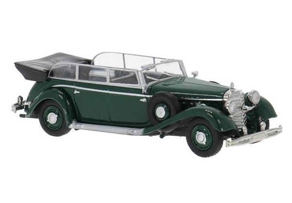 Brekina Pkw Mercedes-Benz 770K In DunkelgrüN Von Gustav Krupp 21056-image