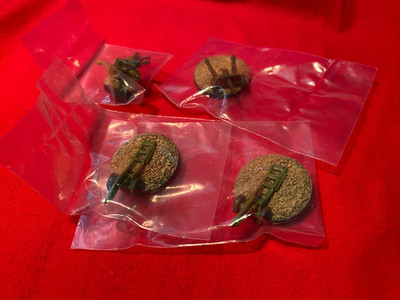 Axis & Allies US Artillery Lot of 4 new in bags WotC