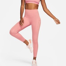 Women's Pink High-Waisted Leggings