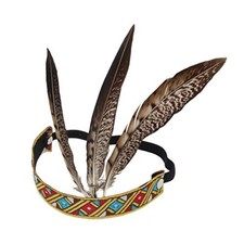Feather Headpiece American Headband Headdress Costume for Festival Party