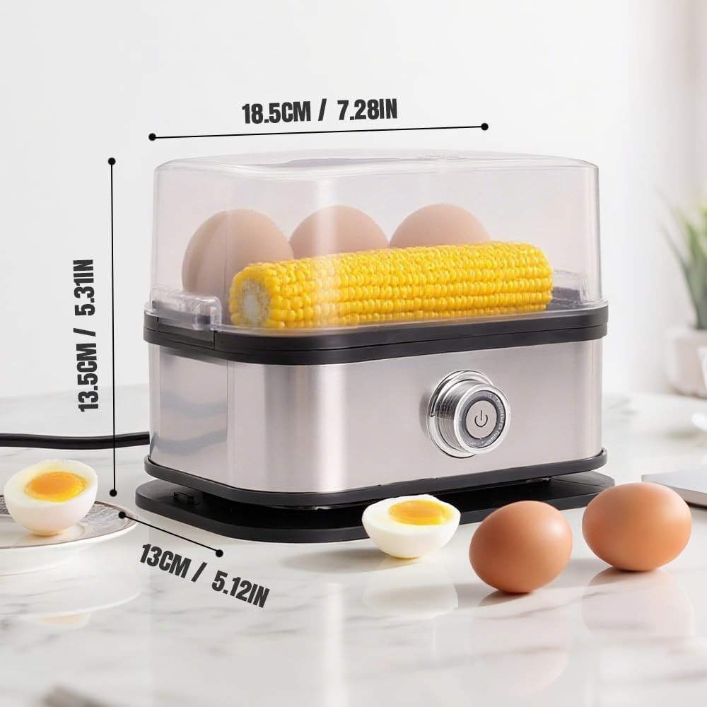 Egg Cooker, Rapid Egg Cooker 6 Egg Capacity, Soft, Medium, Hard Boiled, Poacher Egg Cooker, Rapid Egg Cooker 6 Egg Capacity, Soft, Medium, Hard Boiled, Poacher