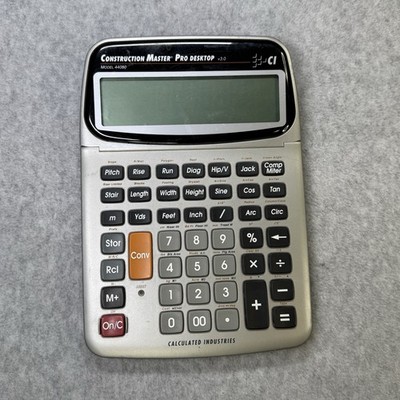 Calculated Industries Construction Master Pro Desktop 44080 Scientific...