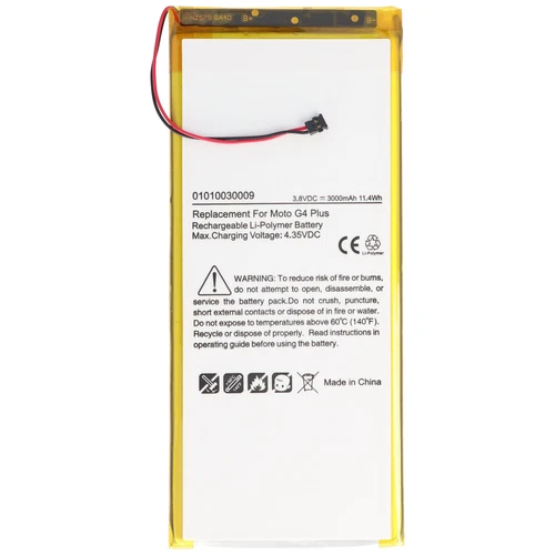 Akku passend für Lenovo Moto G4 Plus, XT1642, GV40, SNN5966A, GA40 Li-Polymer, 3
