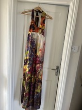 ASOS Maxi Dress Size 10. Halter neck With Florals. Brand New With Tags.