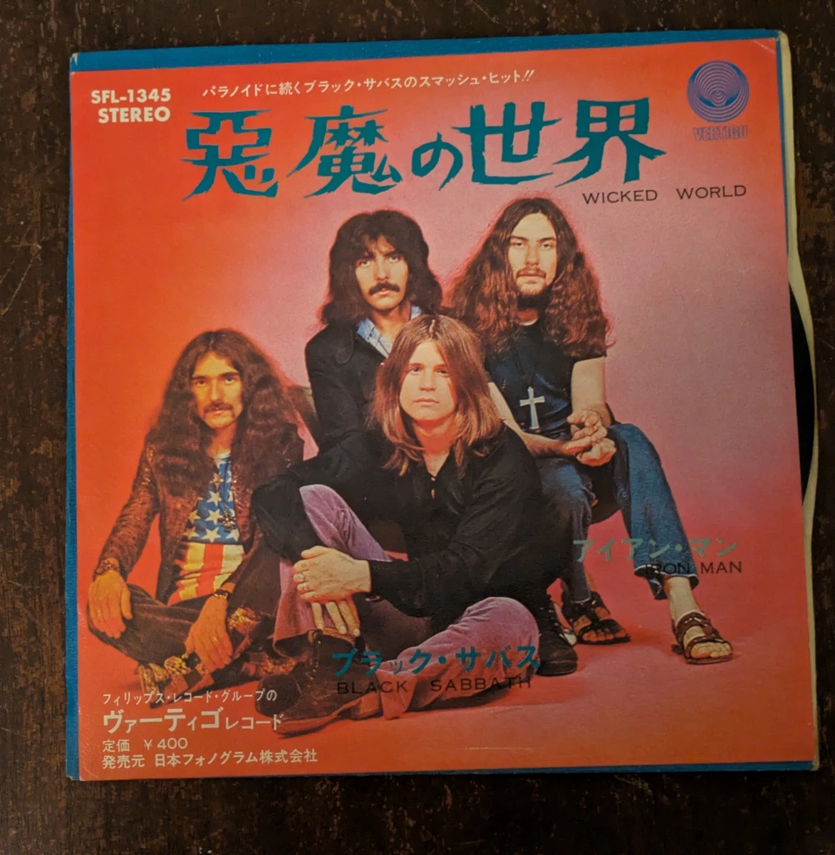 Black Sabbath Rock 45 RPM Speed Vinyl Records for sale | eBay