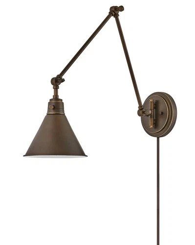 Hinkley Sconce Arti Medium Swing Arm Single Light Sconce 18.25" Olde Bronze - Picture 3 of 6