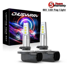 Led Fog Light Bulbs 881 6000k White For Hyundai Genesis Coupe 2010-2012 Led Fog Light Bulbs 881 6000k White For Hyundai Genesis Coupe 2010-2012