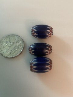 Antique African Chevrons (3) 5/8 Inches