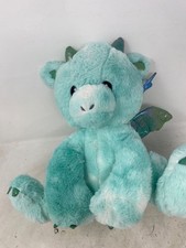 FAO Schwarz Glow Brights Toy Plush Dragon Stuffed Animal Read Description 