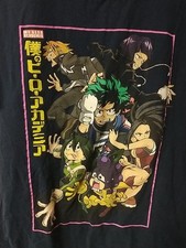 Funimation My Hero Academia Dark Blue Short Sleeve Graphic T Shirt Size Med. P1