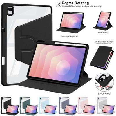 Hülle Für Samsung Galaxy Tab S11 S10 Lite S9 FE+ Smart Rotate Stand Leder Cover