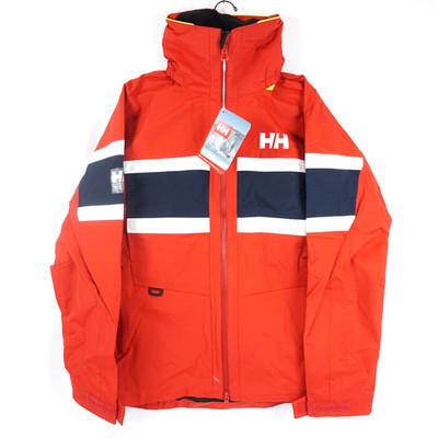Helly Hansen Salt Original Waterproof Sailing Jacket In Red - Men's Size M