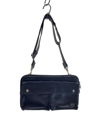 PORTER Shoulder Bag Black Durable Material Compact Design