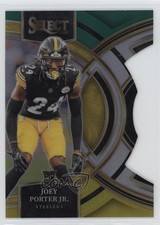 2023 Select Premier Level Green & Yellow Prizm Die-Cut Joey Porter Jr #179 10w8
