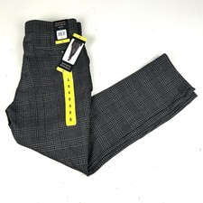 Banana Republic Womens Ponte Pants Plaid Gray Size 6 Dress Career Brand New