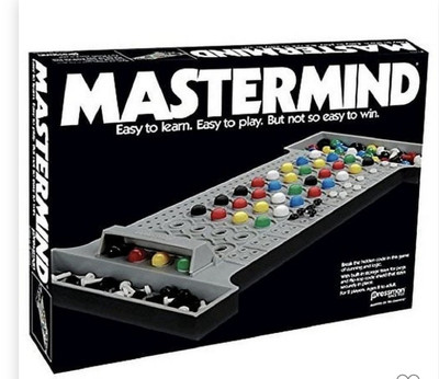 Pressman Retro Mastermind Game Memory Strategy Board Game NEW Sealed