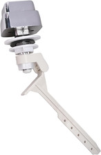 Toilet Handle Tank Flush Lever,Push Button Toilet Tank Handle Replacement for Un