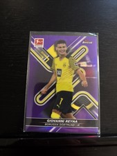 2021-22 Topps Finest /250 Bundesliga Purple Wave Refractor Giovanni Reyna #41