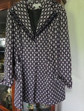 Nine West Women's Lined Coat Blazer Beaded Sequins Wool Blend Sz Large Excellent