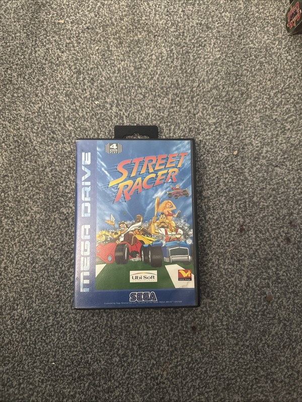 Street Racer Mega Drive Game Boxed with Manual for PAL, Tested